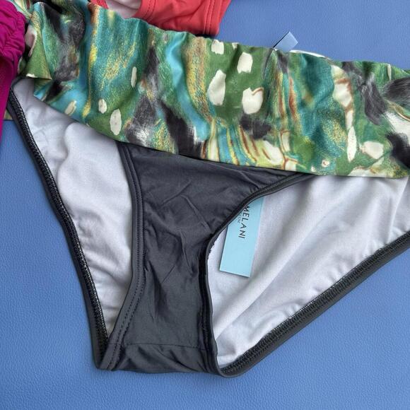 Lot Of 4 New  Swimsuit Bikini Bottoms Sz Womens L Large GIANI BINI Alex Marie - Picture 5 of 9